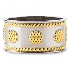 Juliska Berry & Thread Gold & Silver Napkin Rings