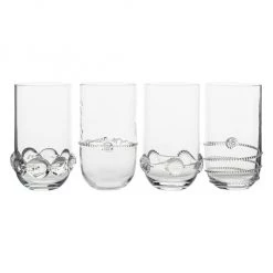Juliska Heritage 4-Piece High Ball Shot Set