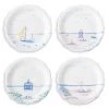 Juliska Country Estate Seaside 4-Piece Party Plate Set