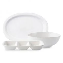 Juliska Puro Whitewash 3-Piece Essential Serving Set