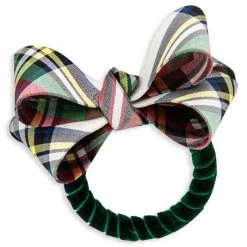 Juliska Tuxedo Stewart Tartan Napkin Ring