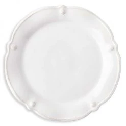 Juliska Berry & Thread Whitewash Flared Cocktail Plate