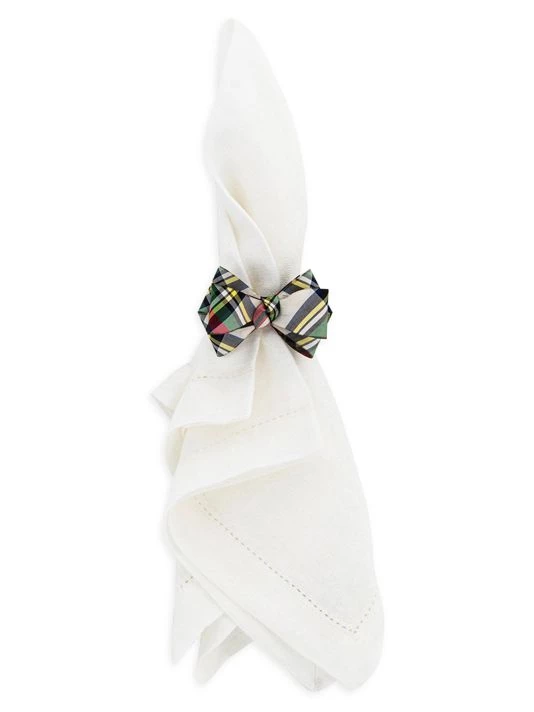 Juliska Tuxedo Stewart Tartan Napkin Ring 4 Juliska Tuxedo Stewart Tartan Napkin Ring - Image 2