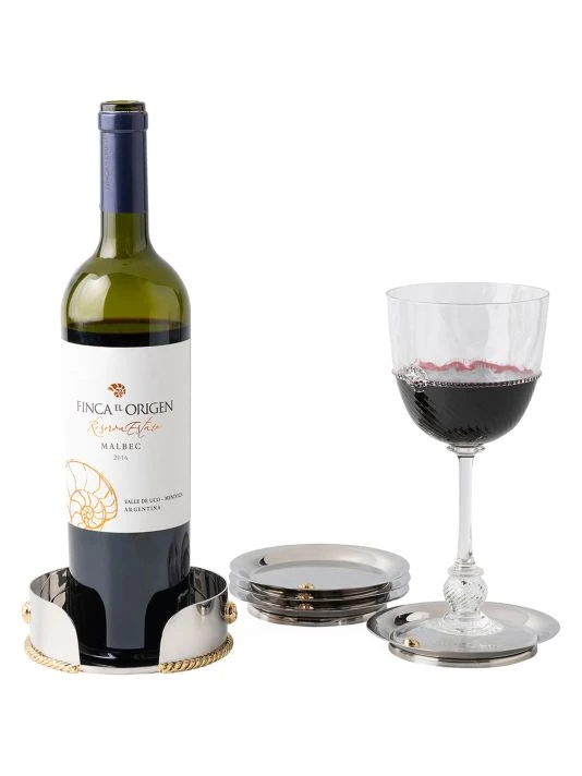 Juliska Periton 5-Piece Coaster Set 4 Juliska Periton 5-Piece Coaster Set - Image 2