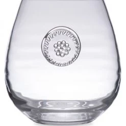 Juliska Berry & Thread Stemless Red Wine Glass