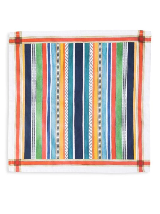 Juliska Basque Stripe Multi Napkin 4 Juliska Basque Stripe Multi Napkin - Image 2