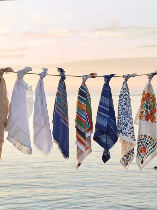 Juliska Basque Stripe Multi Napkin 5 Juliska Basque Stripe Multi Napkin - Image 3