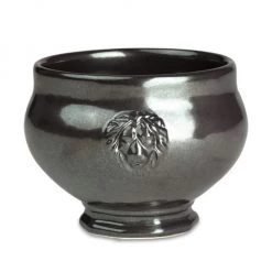 Juliska Pewter Stoneware Footed Soup Bowl
