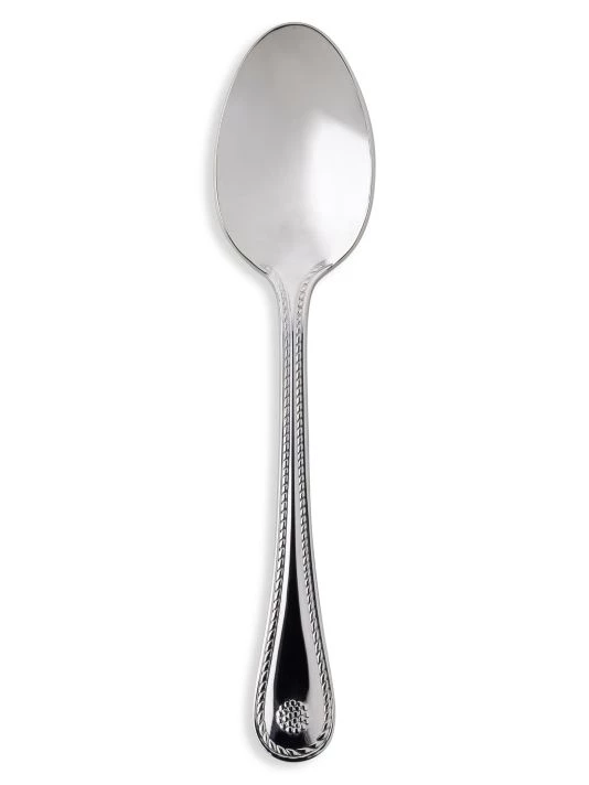 Juliska Berry & Thread Polished Silver Stainless Steel Teaspoon 3 Juliska Berry & Thread Polished Silver Stainless Steel Teaspoon