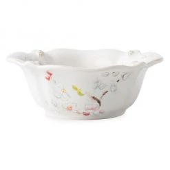 Juliska Berry & Thread Floral Sketch Cherry Blossom Cereal/Ice Cream Bowl