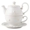 Juliska Berry & Thread 3-In-1 Whitewash Teapot, Tea Cup & Saucer Set -Juliska Sales unnamed file 890