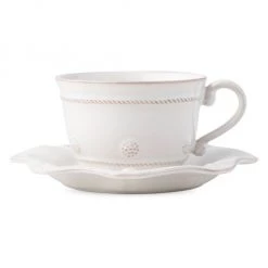 Juliska Berry & Thread 3-In-1 Whitewash Teapot, Tea Cup & Saucer Set -Juliska Sales unnamed file 892
