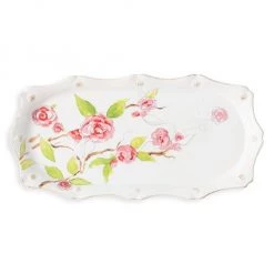 Juliska Berry & Thread Floral Sketch Camellia Hostess Tray