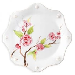 Juliska Berry & Thread Floral Sketch Camellia Dessert/Salad Plate