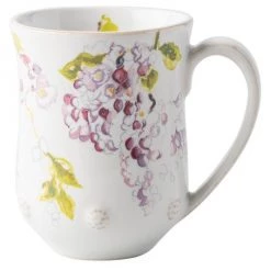 Juliska Berry & Thread Floral Sketch Wisteria Mug