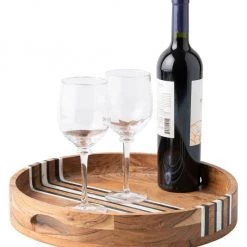 Juliska Stonewood Stripe Acacia Wood Round Tray 9 Juliska Stonewood Stripe Acacia Wood Round Tray -Juliska Sales unnamed file 956