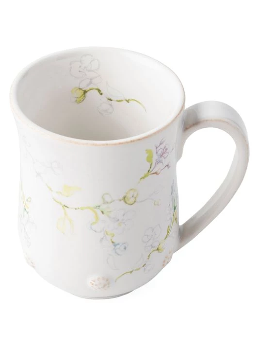 Juliska Berry & Thread Floral Sketch Jasmine Mug 4 Juliska Berry & Thread Floral Sketch Jasmine Mug - Image 2