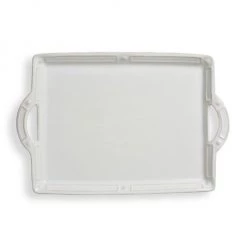 Juliska Berry & Thread French Panel Whitewash Handled Tray