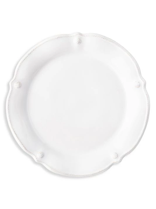 Juliska Berry & Thread Whitewash Flared Dinner Plate 2 Juliska Berry & Thread Whitewash Flared Dinner Plate